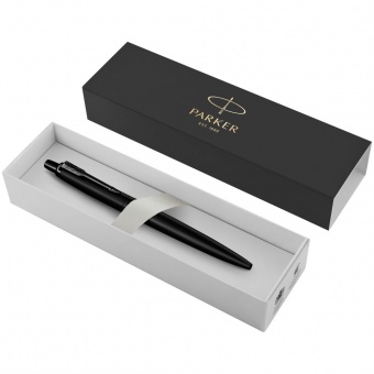 Ручка шариковая Parker Jotter XL Monochrome Black, черная фото 