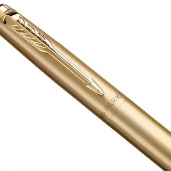 Ручка шариковая Parker Jotter XL Monochrome Gold, золотистая фото 