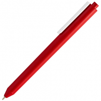 Ручка шариковая Pigra P03 Mat, красная с белым фото 