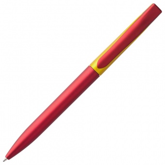 Ручка шариковая Pin Fashion, красно-желтый металлик фото 