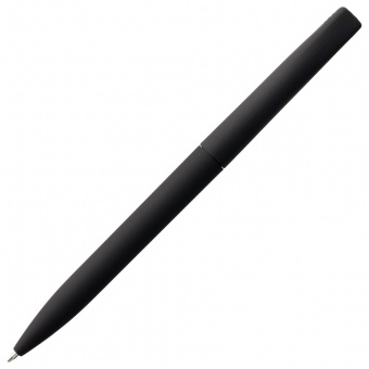 Ручка шариковая Pin Soft Touch, черная фото 