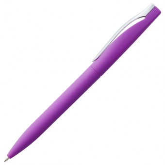 Ручка шариковая Pin Soft Touch, фиолетовая фото 