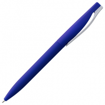 Ручка шариковая Pin Soft Touch, синяя фото 
