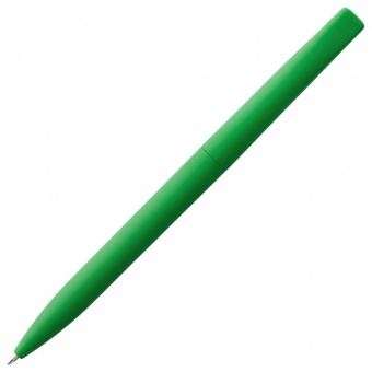 Ручка шариковая Pin Soft Touch, зеленая фото 