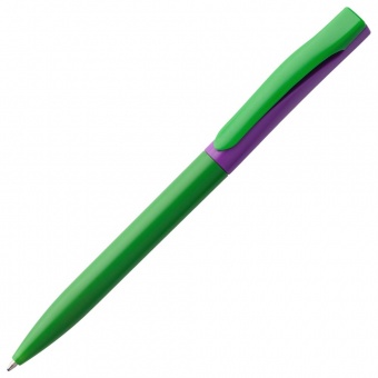 Ручка шариковая Pin Special, зелено-фиолетовая фото 