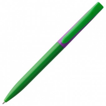 Ручка шариковая Pin Special, зелено-фиолетовая фото 