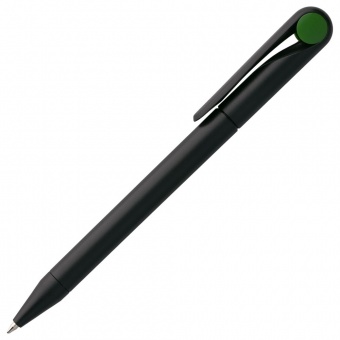 Ручка шариковая Prodir DS1 TMM Dot, черная с зеленым фото 