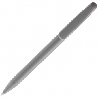 Ручка шариковая Prodir DS1 TMM Dot, серая с оранжевым фото 