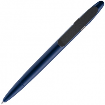 Ручка шариковая Prodir DS5 TSM Metal Clip, синяя с серым фото 