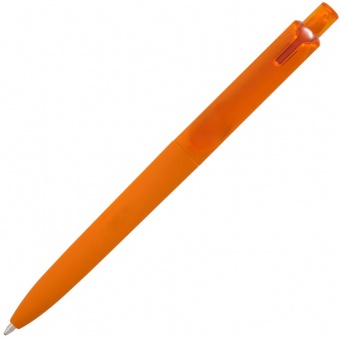 Ручка шариковая Prodir DS8 PRR-Т Soft Touch, оранжевая фото 