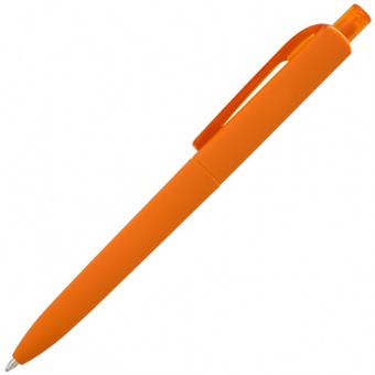 Ручка шариковая Prodir DS8 PRR-Т Soft Touch, оранжевая фото 