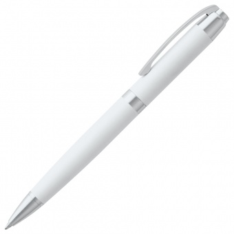 Ручка шариковая Razzo Chrome, белая фото 