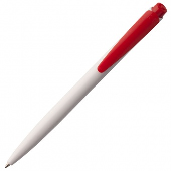 Ручка шариковая Senator Dart Polished, бело-красная фото 