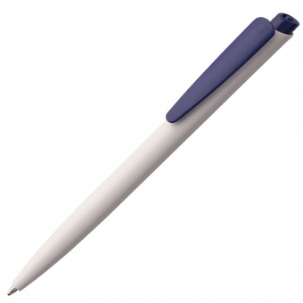Ручка шариковая Senator Dart Polished, бело-синяя фото 