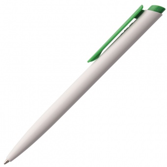 Ручка шариковая Senator Dart Polished, бело-зеленая фото 