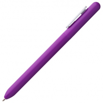 Ручка шариковая Swiper, фиолетовая с белым фото 