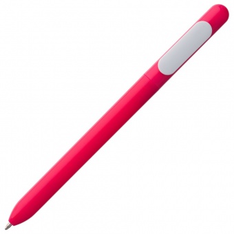 Ручка шариковая Swiper, розовая с белым фото 