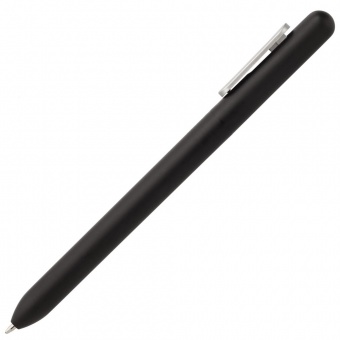 Ручка шариковая Swiper Silver, черный металлик фото 