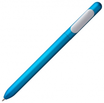 Ручка шариковая Swiper Silver, голубой металлик фото 