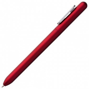 Ручка шариковая Swiper Silver, красный металлик фото 