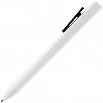 Ручка шариковая Swiper SQ, белая с черным фото 