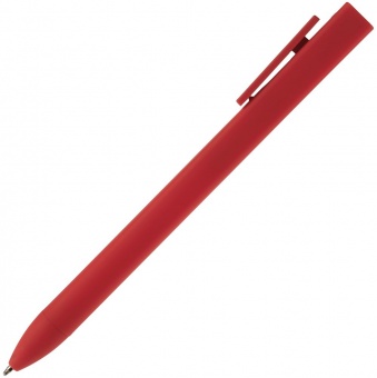 Ручка шариковая Swiper SQ Soft Touch, красная фото 