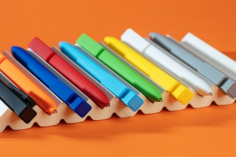 Ручка шариковая Swiper SQ Soft Touch, оранжевая фото 
