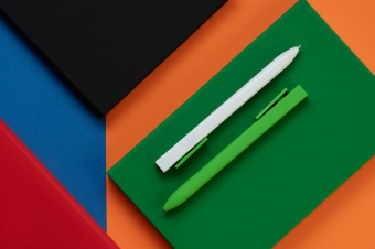 Ручка шариковая Swiper SQ Soft Touch, зеленая фото 
