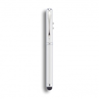 Ручка-стилус с фонариком и лазерной указкой 4 в 1 фото 