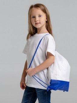 Рюкзак детский Classna, белый с синим фото 