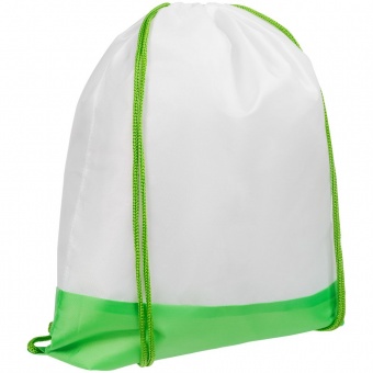 Рюкзак детский Classna, белый с зеленым фото 