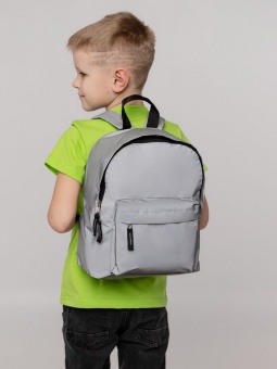 Рюкзак детский Manifest из светоотражающей ткани, серый фото 