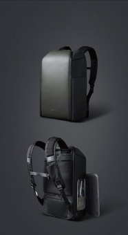 Рюкзак FlipPack, черный с зеленым фото 