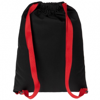 Рюкзак Nock, черный с красной стропой фото 