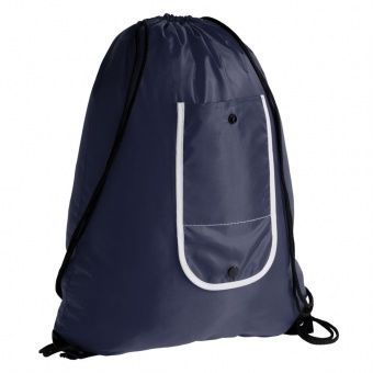 Рюкзак складной Unit Roll, темно-синий фото 
