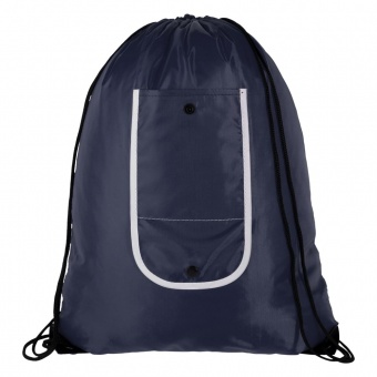 Рюкзак складной Unit Roll, темно-синий фото 
