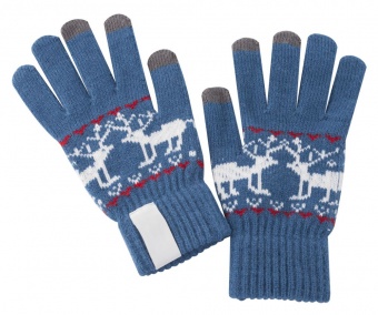 Сенсорные перчатки Raindeer, синие фото 