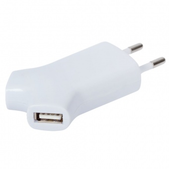 Сетевое зарядное устройство Uniscend Double USB, белое фото 