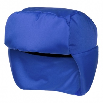 Шапка-ушанка Shelter, ярко-синяя фото 