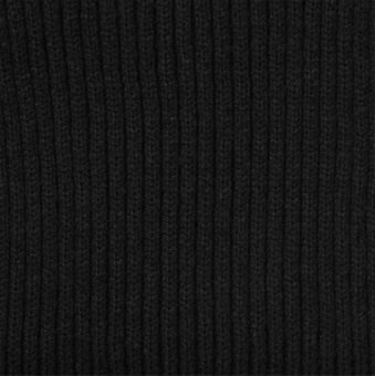 Шарф Forges вязаный, черный фото 