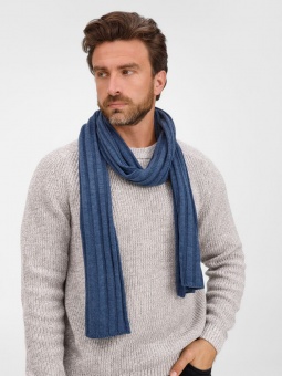 Шарф Metelitsa, синий меланж (джинс) фото 