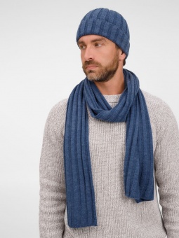 Шарф Metelitsa, синий меланж (джинс) фото 