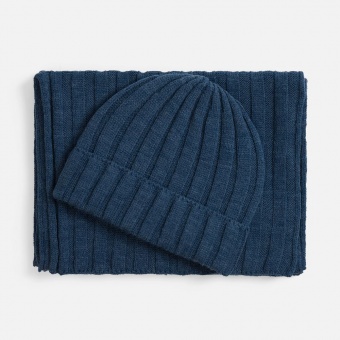 Шарф Metelitsa, синий меланж (джинс) фото 