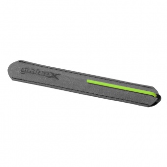 Шариковая ручка GrafeeX в чехле, черная с зеленым фото 