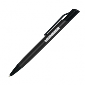 Шариковая ручка Grunge, черная фото 