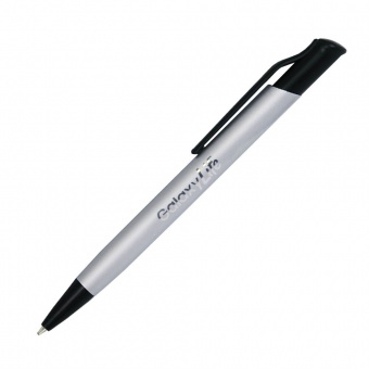 Шариковая ручка Grunge, серебряная фото 