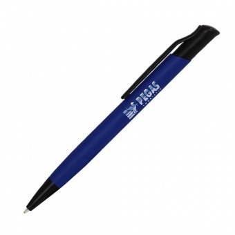 Шариковая ручка Grunge, синяя фото 