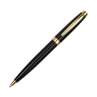 Шариковая ручка Lyon, черная/позолота фото 