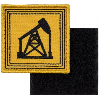 Шеврон на липучке «Нефтяная качалка» фото 