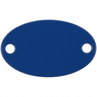 Шильдик металлический Alfa Oval, синий фото 